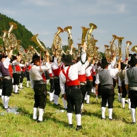 20-07-14 Bezirksmusikfest - Aschau - Feldmesse
