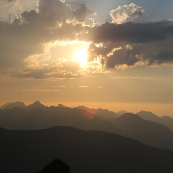 30. Sonnenuntergang am Hamberg